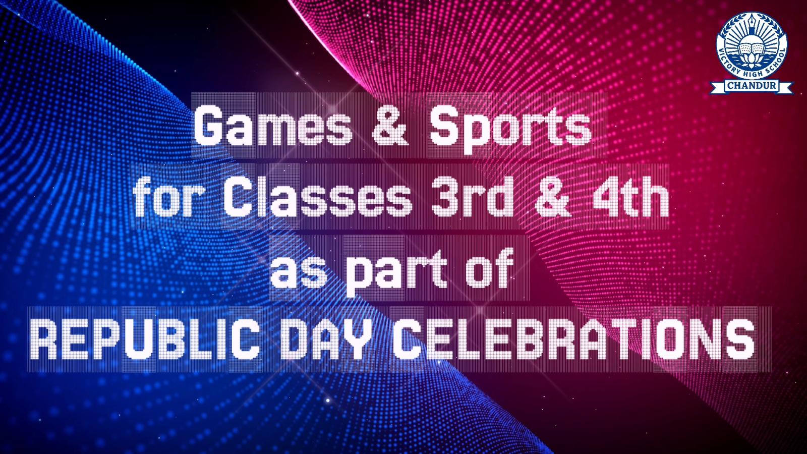 3rd & 4th Classes Games